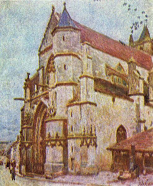 Alfred Sisley Kirche von Moret china oil painting image